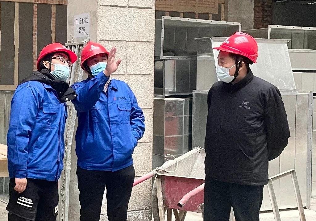 一手抓防疫，一手抓生產(chǎn)！立豪集團(tuán)董事長赴陜藥集團(tuán)山海丹醫(yī)院項(xiàng)目督導(dǎo)檢查